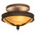 Hoja Three Light Semi-Flushmount in French Bronzed (57|216090)