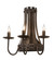 Barrel Stave Three Light Wall Sconce in Costello Black (57|215775)