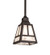 T Mission One Light Pendant in Craftsman Brown (57|215714)