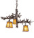 Pine Branch Three Light Chandelier in Cafe-Noir (57|215312)