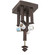 Mission Four Light Flushmount Hardware in Mahogany Bronze (57|215302)