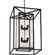 Kitzi Box Eight Light Pendant in Textured Black (57|214846)
