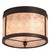 Smythe Craftsman Two Light Flushmount in Mahogany Bronze (57|214357)