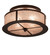 Smythe Craftsman Two Light Flushmount in Mahogany Bronze (57|214356)