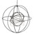 Atom Enerjisi Hanging Sculpture in Textured Black (57|213417)