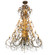 Serratina 32 Light Chandelier in French Bronze (57|213272)