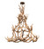 Antlers 16 Light Chandelier in Antique Copper (57|212273)