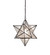Moravian Star One Light Pendant in Mahogany Bronze (57|21211)