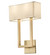 Quadrato Two Light Wall Sconce in Brass Tint (57|211520)