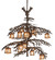 Pine Branch 15 Light Chandelier in Cafe Noir (57|210931)