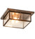 Mission Three Light Flushmount in Old Copper Pot (57|210231)