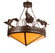 Flying Pigs Eight Light Pendant in Cafe Noir (57|20767)