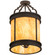 Wyant Four Light Flushmount in Wrought Iron (57|205081)