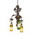 Tuscan Vineyard Three Light Chandelier in Dark Burnished Antique Copper (57|202408)