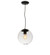 Bola One Light Pendant in Solar Black (57|202141)