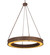 Escabroso LED Chandelier in Rusty Nail (57|201694)