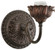 Clover One Light Wall Sconce Hardware in Mahogany Bronze (57|20105)