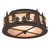 Tall Pines Two Light Flushmount in Oil Rubbed Bronze (57|200527)