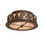 Mountain Pine Two Light Flushmount in Mahogany Bronze (57|199346)
