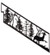 Deer at Dawn Railing N in Phosphate & Prime (57|199329)