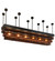 Beer Six Light Chandelier in Textured Black (57|198947)