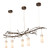 Winter Solstice LED Chandelier in Dark Burnished Antique Copper (57|198075)