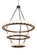 Noziroh Ring 60 Light Chandelier in Timeless Bronze (57|197921)