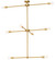 Pronograde LED Chandelier in Brushed Brass (57|197914)