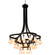 Cretella 34 Light Chandelier in Solar Black (57|197781)