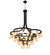 Cretella LED Chandelier in Solar Black (57|197780)