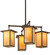 Roylance Four Light Chandelier in Cafe Noir (57|197146)