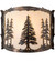 Tall Pines One Light Wall Sconce in Dark Burnished Antique Copper (57|197101)