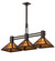 T'' Mission'' Three Light Island Pendant in Oil Rubbed Bronze (57|197074)