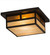 Hyde Park Two Light Flushmount in Craftsman Brown (57|194880)