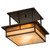 Hyde Park Two Light Flushmount in Craftsman Brown (57|194862)