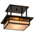 Hyde Park Two Light Flushmount in Craftsman Brown (57|194859)