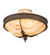 Hoja Three Light Semi-Flushmount in French Bronze (57|193473)
