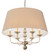 Biscayne Six Light Chandelier in Polished Nickel (57|193402)