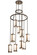 Cartier Nine Light Chandelier in Antique Copper (57|192968)