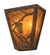 Whispering Pines Two Light Wall Sconce in Rococco (57|192456)