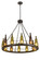 Tuscan Vineyard 12 Light Chandelier in Flat Black (57|192173)