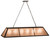Tri-Panel Six Light Oblong Pendant in Oil Rubbed Bronze (57|192028)