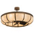 Prime Eight Light Chandel-Air in Antique Copper Oiled Bronze (57|191998)