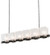 Ice Cube Six Light Chandelier in Smoke (57|190616)
