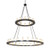 Loxley LED Chandelier in Timeless Bronze (57|190595)