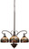 Tiffany Candice Three Light Chandelier in Mahogany Bronze (57|19037)