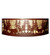 Wildlife at Dusk Four Light Wall Sconce in Rust (57|19027)