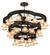 Cretella 36 Light Chandelier in Solar Black (57|188858)