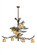 Pine Branch 15 Light Chandelier in Antique Copper/Green (57|188463)