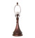 Fluted One Light Table Base in Mahogany Bronze (57|18819)